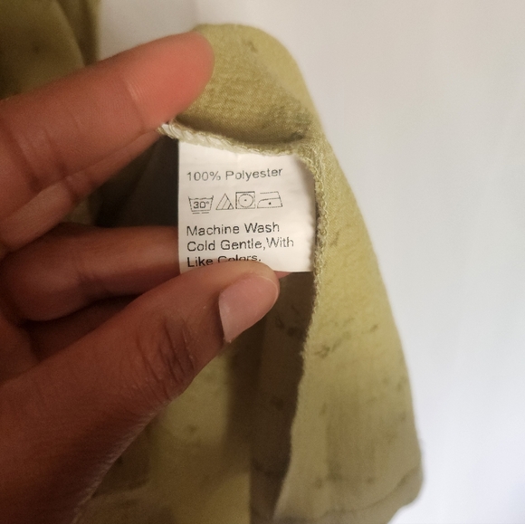 Olive Floral Tie-Front Cutout Open Back Mini Dress - Picture 15 of 15